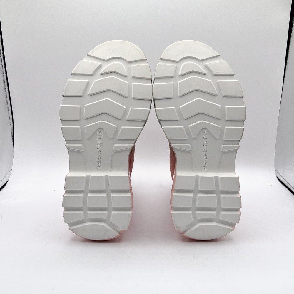 New Alexander McQueen Ombré Treadslick High-Top Sneakers, Size 37 / US 7, Displa - Picture 10 of 11